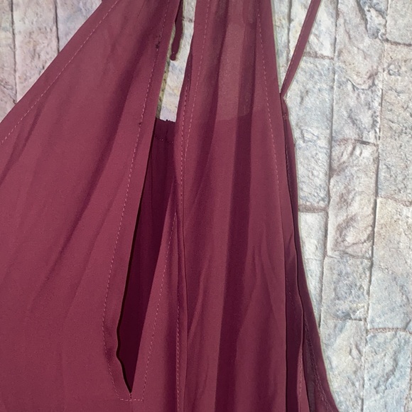 Lulu's Essence of Style Plum Purple Maxi Dress lrg - Picture 12 of 13